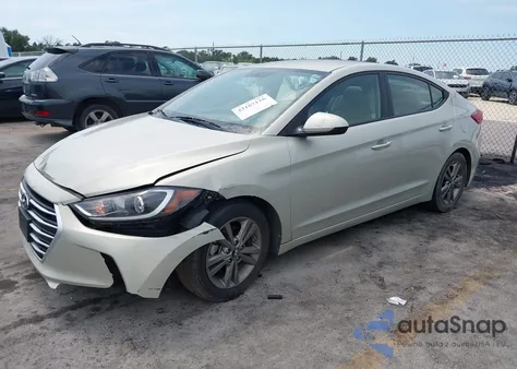 2018 Hyundai Elantra Sel из США, поврежденный, VIN 5NPD84LF4JH354271